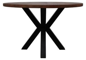 Okrugli blagovaonski stol s pločom od manga HSM collection, ⌀ 120 cm
