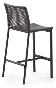 Crna metalna vrtna barska stolica Culip – Kave Home