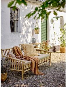 Bež/u prirodnoj boji vrtna sofa od bambusa Sole – Bloomingville