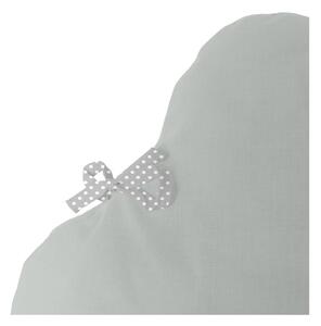Siva pamučna ogradica za krevetić Mr Fox. Nube, 60 x 40 cm