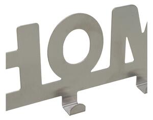 Metalna vješalica za vrata u mat srebrnoj boji 32 cm Home – Casa Selección