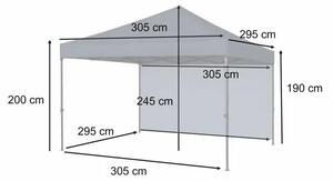 Vrtni paviljon 305 x 295 cm – sklopivi vodootporni vrtni šator