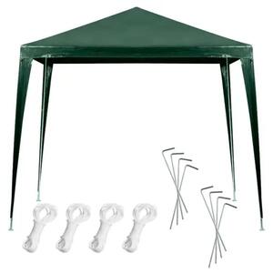 Vrtni paviljon 2,5 x 2,5 m zeleni