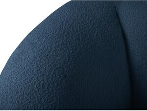 Plava fotelja od bouclé tkanine Essen – Cosmopolitan Design