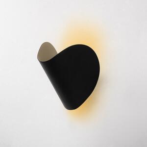 Crna LED zidna lampa Heybe – Opviq lights