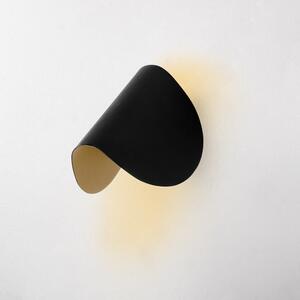 Crna LED zidna lampa Heybe – Opviq lights