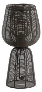 Tamno smeđa stolna lampa (visina 42 cm) Aboso – Light & Living