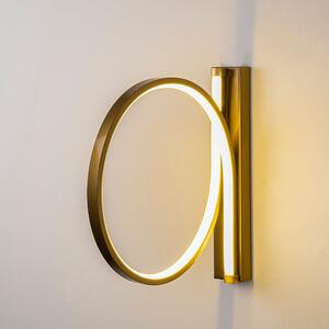 LED zidna lampa u zlatnoj boji ø 30 cm Halka – Opviq lights