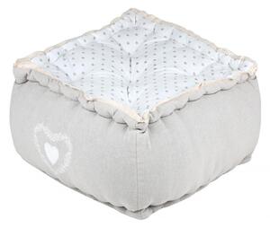 Svijetlo sivi jastuk za sjedenje na podu BERENICE 40x40 cm