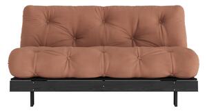 Ciglasta sklopiva sofa 160 cm Roots Black Night – Karup Design