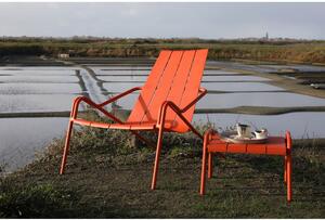 Narančasta metalna vrtna fotelja Fleole – Ezeis