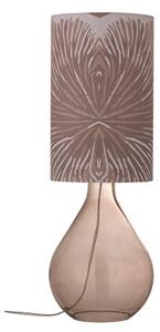Smeđa stolna lampa s tekstilnim sjenilom (visina 65 cm) Leni – Bloomingville