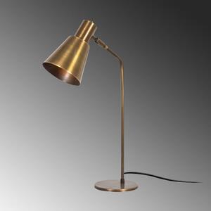 Stolna lampa u brončanoj boji s metalnim sjenilom (visina 50 cm) Sivani – Opviq lights