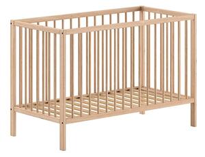 Dječji krevet od masivnog bora 60x120 cm u prirodnoj boji DINO – Vipack