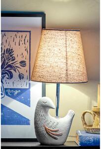 Bež stolna lampa s tekstilnim sjenilom (visina 40 cm) Kylie – Bloomingville