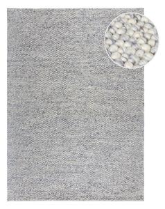 Svijetlo plavi ručno rađen tepih od mješavine vune 80x150 cm Minerals – Flair Rugs