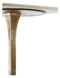 Pomoćni stol s pločom stola u mramornom dekoru ø 45 cm Rickerd – Light & Living
