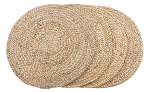 Podmetač 4 kom od jute ø 38 cm Bombay – House Nordic