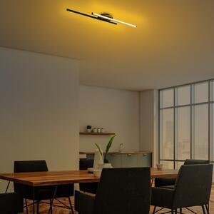 Crna LED stropna svjetiljka 10x86 cm Umut – Opviq lights