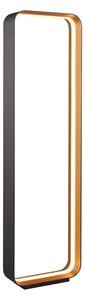 Crna LED stojeća svjetiljka s metalnim sjenilom (visina 109 cm) Cizione – CINQUE