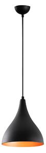 Crna viseća svjetiljka s metalnim sjenilom ø 22 cm Berceste – Opviq lights