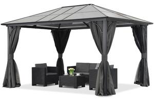 Moderna vrtna sjenica Santiago 3x4 m Garden Point antracyt
