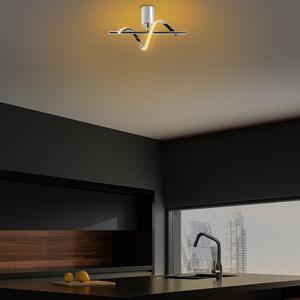 LED stropna svjetiljka u srebrnoj boji ø 7 cm Likma – Opviq lights
