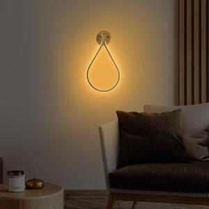 LED zidna lampa u zlatnoj boji Damla – Opviq lights