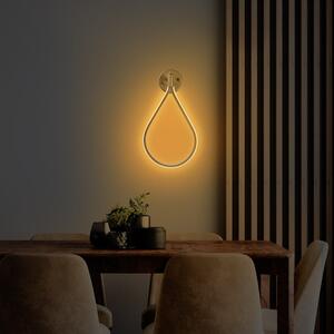 LED zidna lampa u zlatnoj boji Damla – Opviq lights