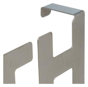 Metalna vješalica za vrata u mat srebrnoj boji 32 cm Bath – Casa Selección