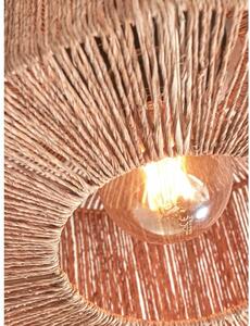 Stropna svjetiljka u prirodnoj boji sa sjenilom od jute ø 30 cm Iguazu – Good&Mojo