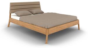 Bračni krevet od punog hrasta 200x200 cm u prirodnoj boji Twig – The Beds
