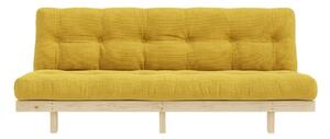 Žuta sofa od samta 200 cm Lean – Karup Design