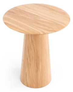 Okrugli pomoćni stol od punog hrasta ø 40 cm Mushroom – Gazzda
