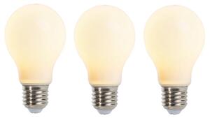 Set od 3 E27 prigušivih LED žarulja sa žarnom niti mat 5W 380lm 2350K