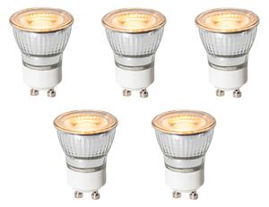 Set od 5 GU10 prigušivih LED žarulja 35 mm 4W 200 lm 2200K