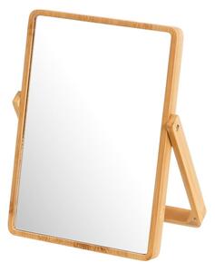 Kozmetičko ogledalo s okvirom od bambusa 20x27 cm – Casa Selección