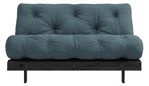 Petrolej zelena sklopiva sofa 140 cm Roots Black Night – Karup Design