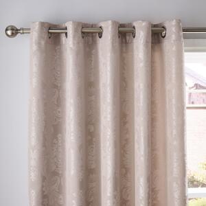 Bež zavjese u setu 2 kom od damasta 229x229 cm Damask Jacquard – Catherine Lansfield