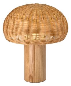 LED stolna lampa u prirodnoj boji sa sjenilom od ratana (visina 32 cm) – Villa Collection