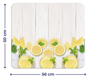 Zidna zaštitna ploča za štednjak od kaljenog stakla 50x56 cm Lemons – Wenko