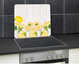 Zidna zaštitna ploča za štednjak od kaljenog stakla 50x56 cm Lemons – Wenko