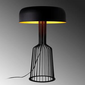 Crna stolna lampa s metalnim sjenilom (visina 57 cm) Fellini – Opviq lights