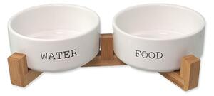 Keramički set posuda s postoljem za pse ø 13 cm Dog Fantasy – Plaček Pet Products