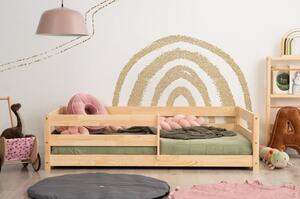 Dječji krevet od masivnog bora 120x200 cm u prirodnoj boji Mila CPD – Adeko