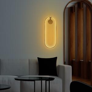 LED zidna lampa u zlatnoj boji Can – Opviq lights