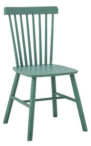 Svijetlo zelene blagovaonske stolice u setu 2 kom od masivnog kaučuka Mill – Bloomingville