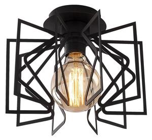 Crna stropna svjetiljka s metalnim sjenilom ø 26 cm Nemrut – Opviq lights