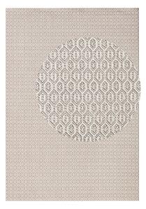 Sivi vanjski tepih NORTHRUGS Coin, 80 x 150 cm