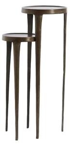 Metalni okrugli pomoćni stolići u setu 2 kom 35x35 cm Tobias – Light & Living